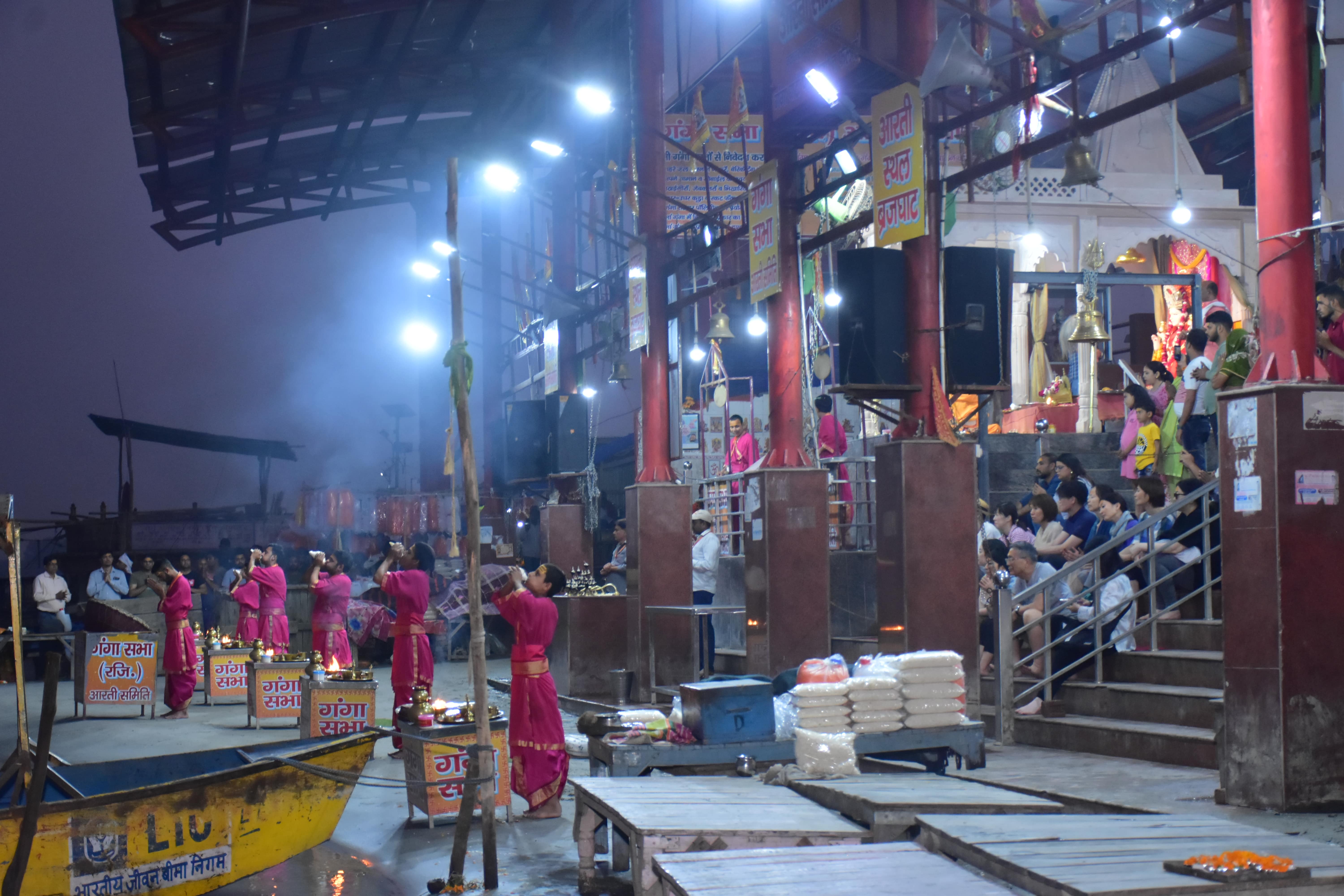 Ganga Aarti in Brijghat